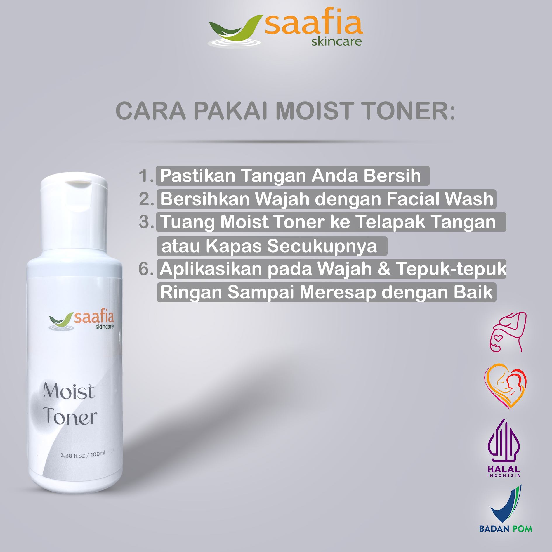 Cara Pakai Moist Toner